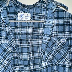 Hurley Long Sleeve Button-Down Flannel Size S